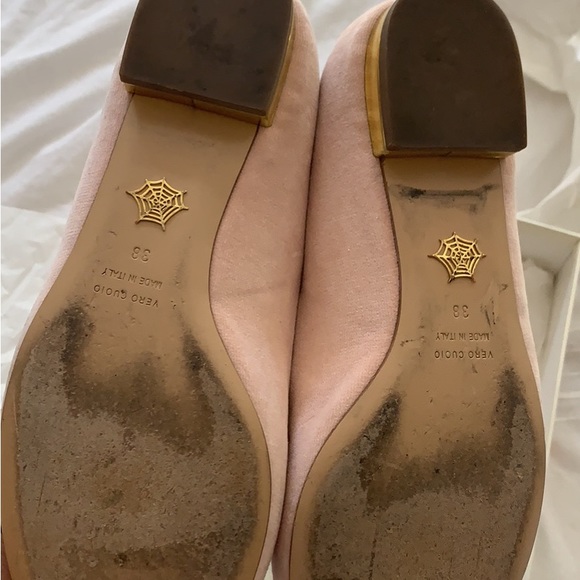 Charlotte Olympia kitty velour flats - Picture 2 of 2